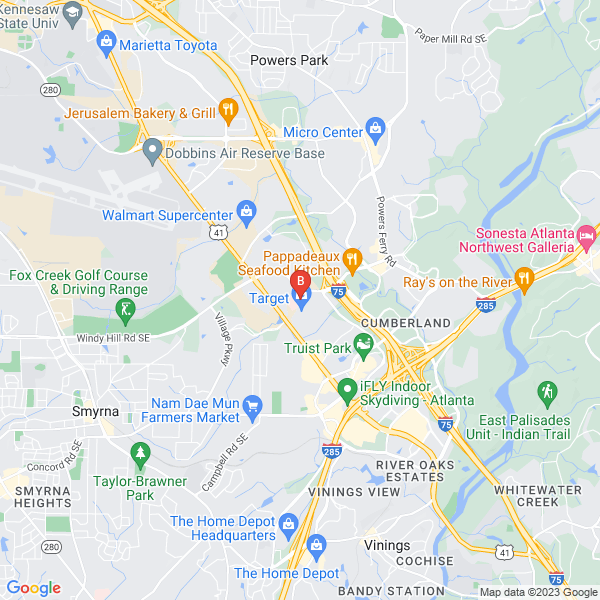 Men's Medical Atl location map