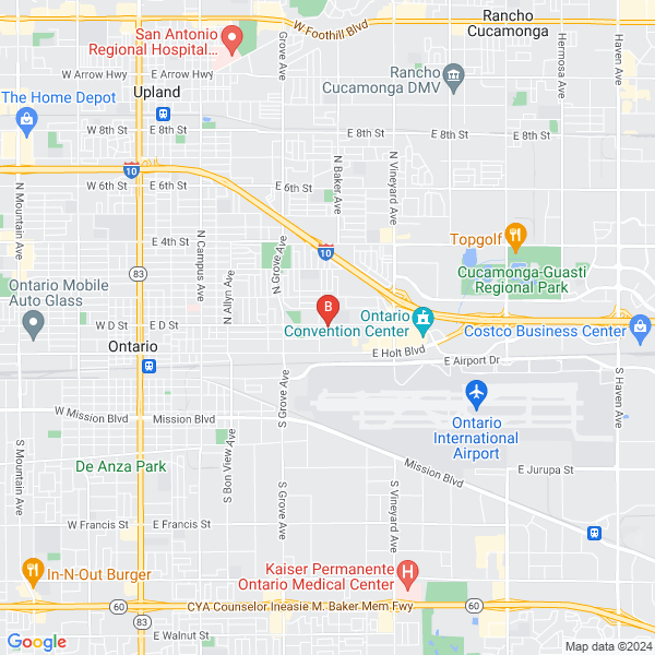 Martinez landscape Gardener location map