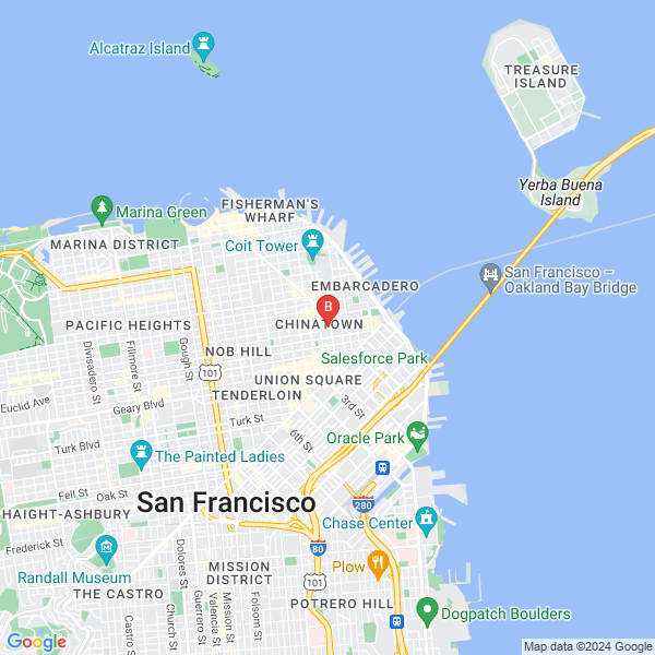 Cheap Tix Tickets SF location map