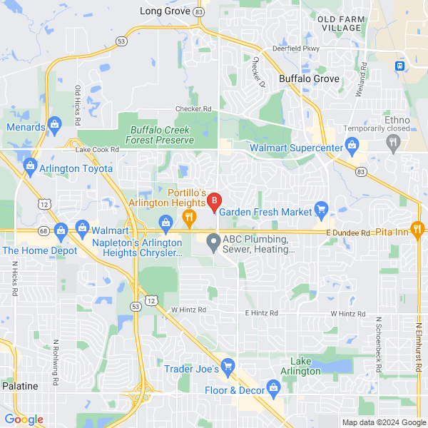 The AppShark location map