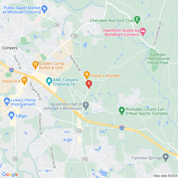 The Logos Fellowship location map