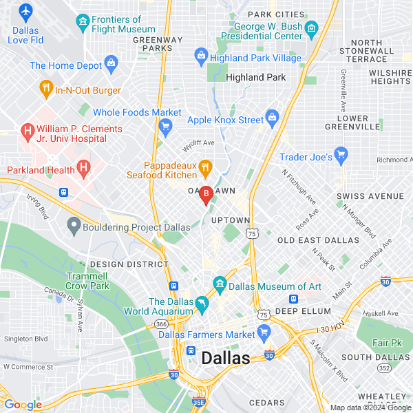 Flatbed Tow Truck In Dallas location map