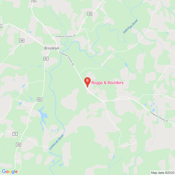 Boggs & Boulders LLC location map: 20133 Brooklyn Rd, Andalusia, AL 36421, United States, Andalusia, Alabama